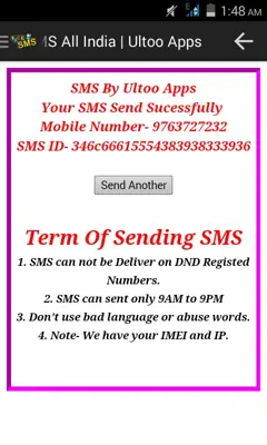 Ultoo - Send Free SMS and Free Mobile Recharge android App screenshot 4